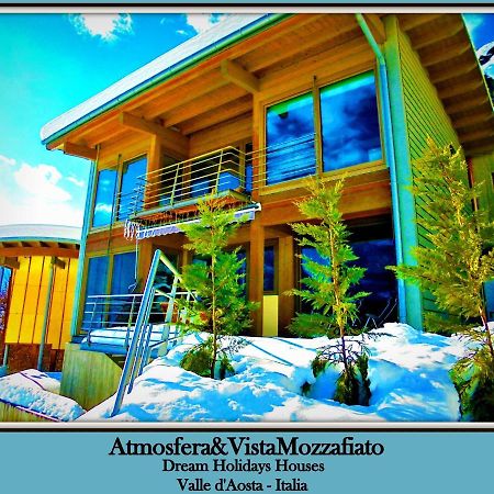 Atmosfera E Vista Mozzafiato Chalets Aosta Buitenkant foto