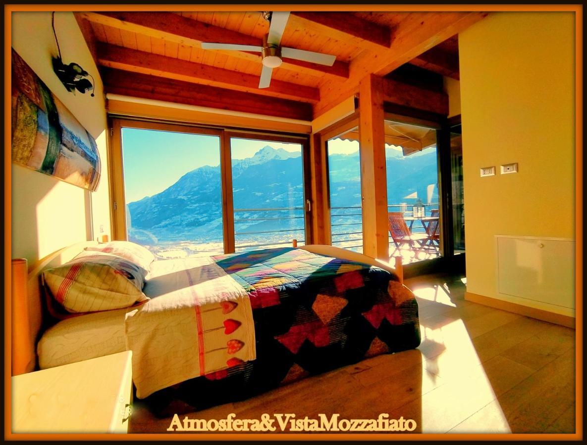 Atmosfera E Vista Mozzafiato Chalets Aosta Buitenkant foto