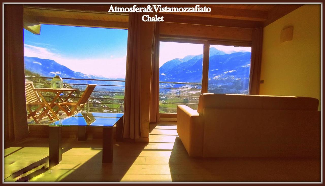 Atmosfera E Vista Mozzafiato Chalets Aosta Buitenkant foto