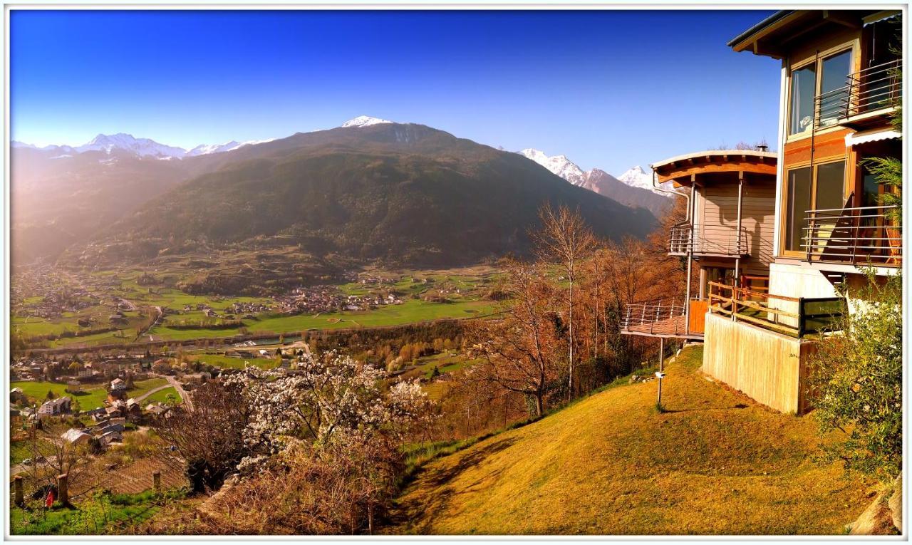 Atmosfera E Vista Mozzafiato Chalets Aosta Buitenkant foto