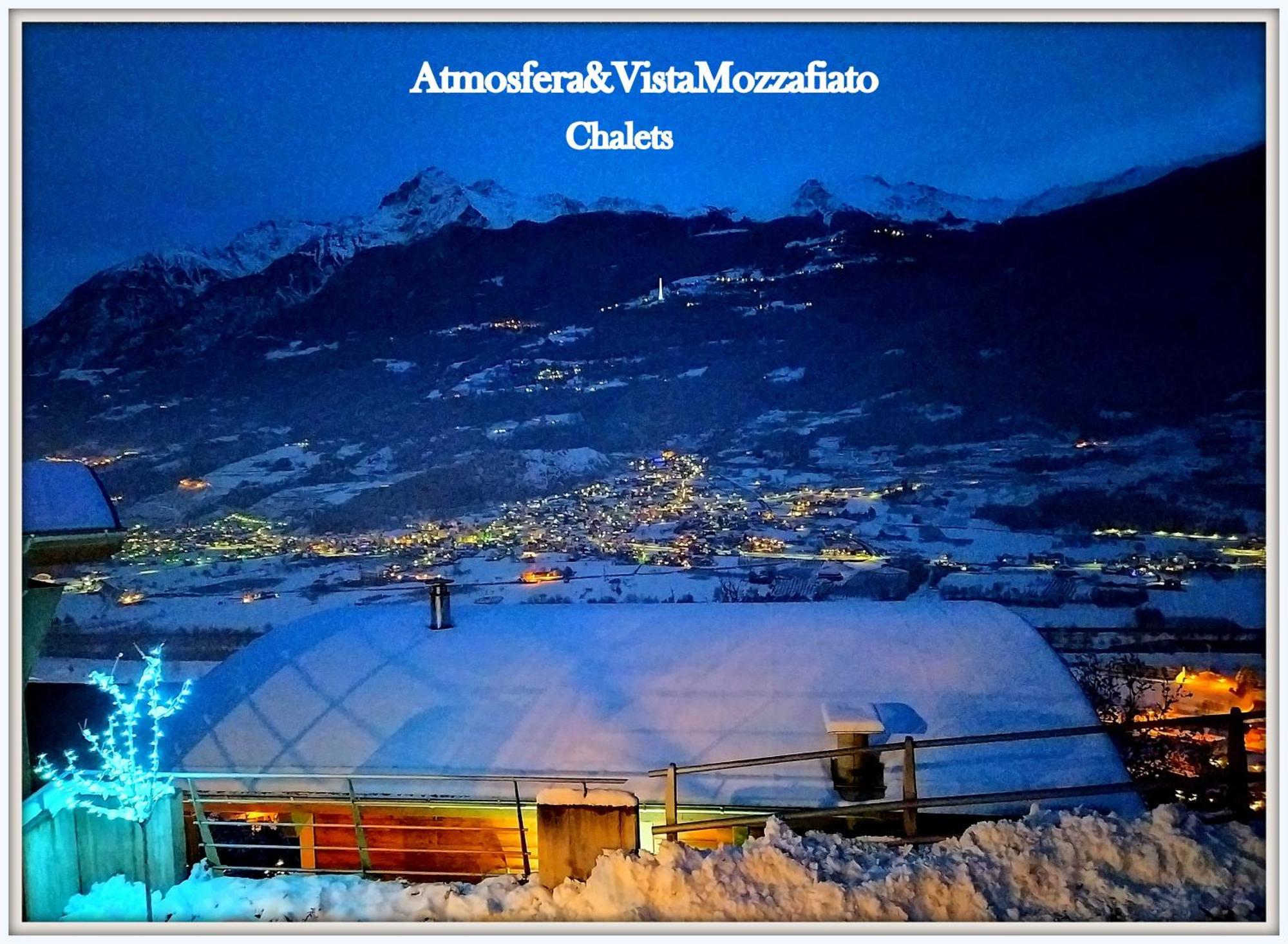 Atmosfera E Vista Mozzafiato Chalets Aosta Buitenkant foto
