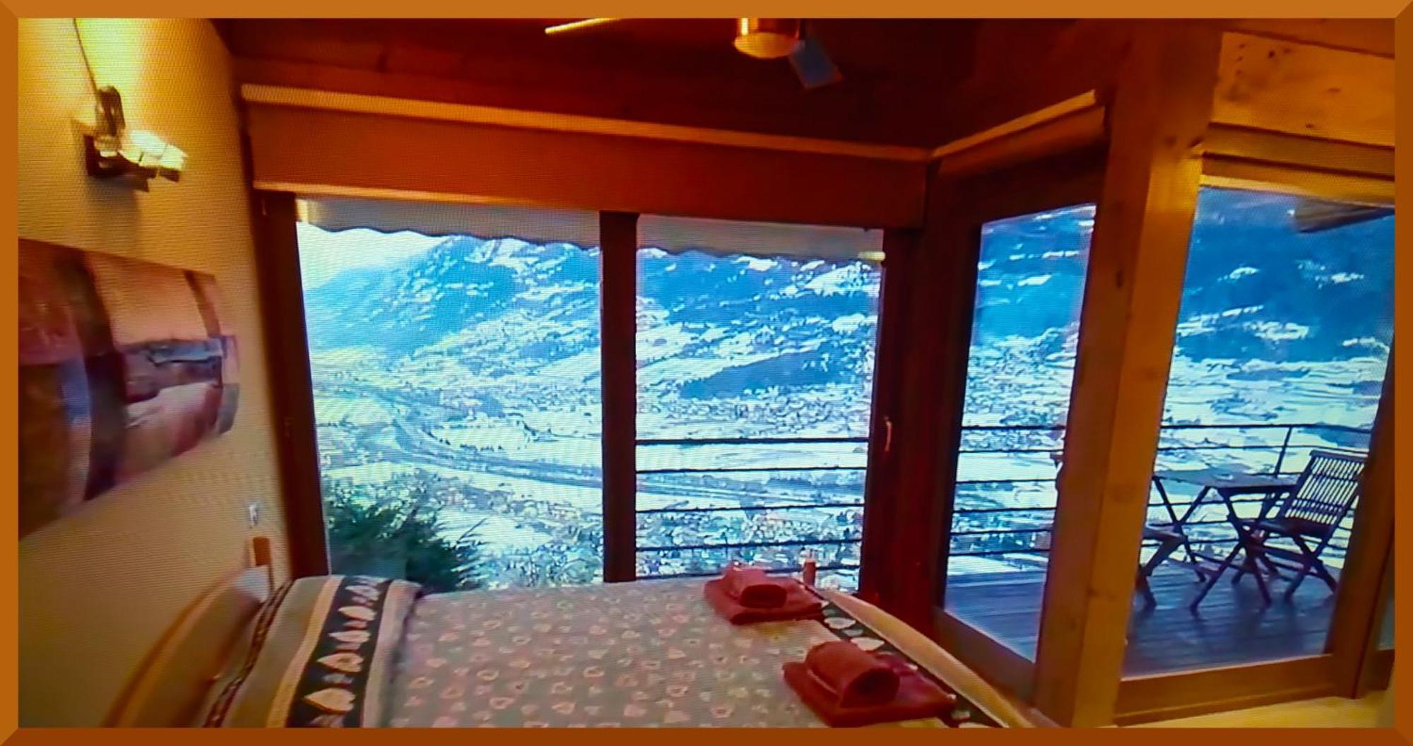 Atmosfera E Vista Mozzafiato Chalets Aosta Kamer foto