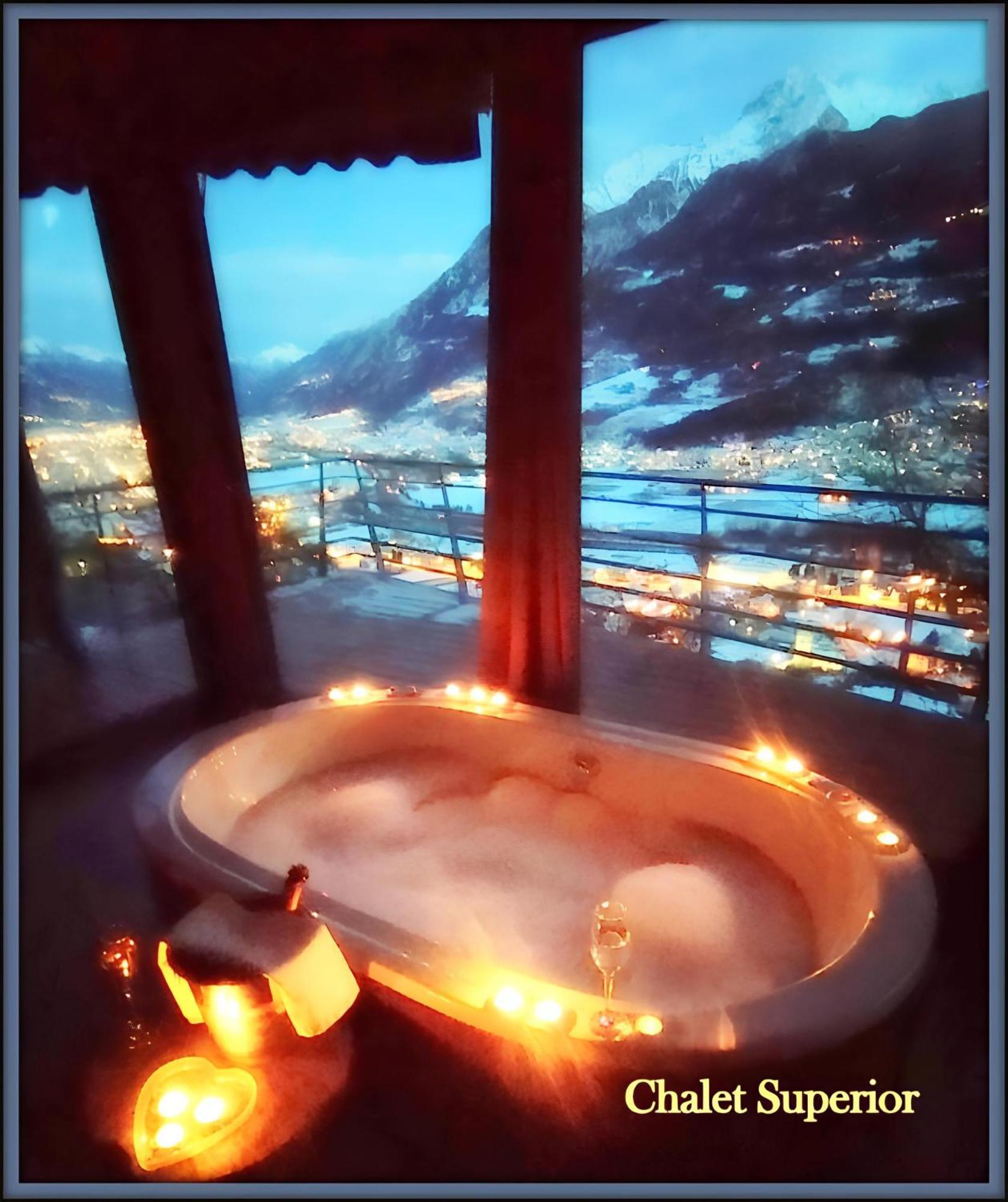 Atmosfera E Vista Mozzafiato Chalets Aosta Buitenkant foto