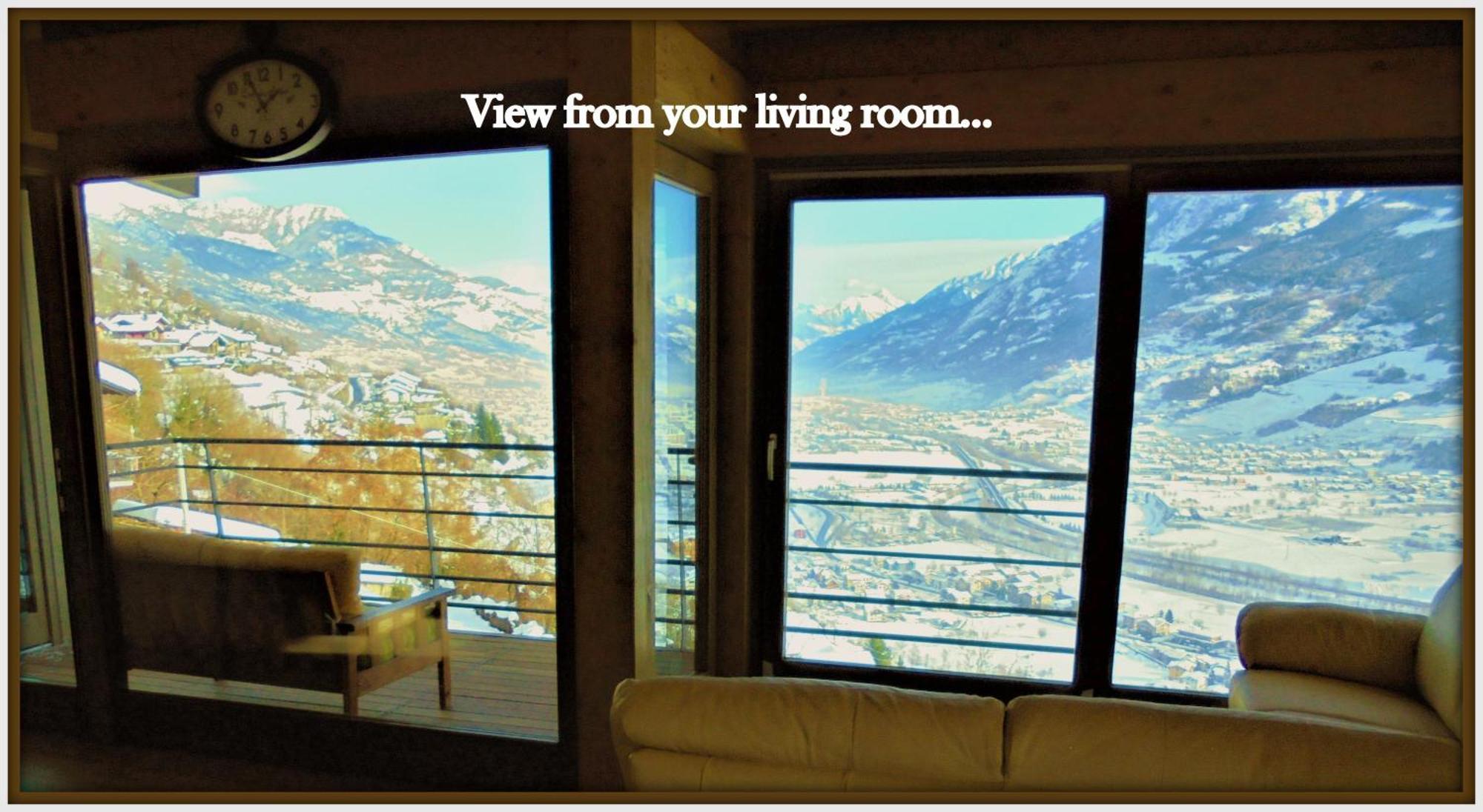 Atmosfera E Vista Mozzafiato Chalets Aosta Kamer foto